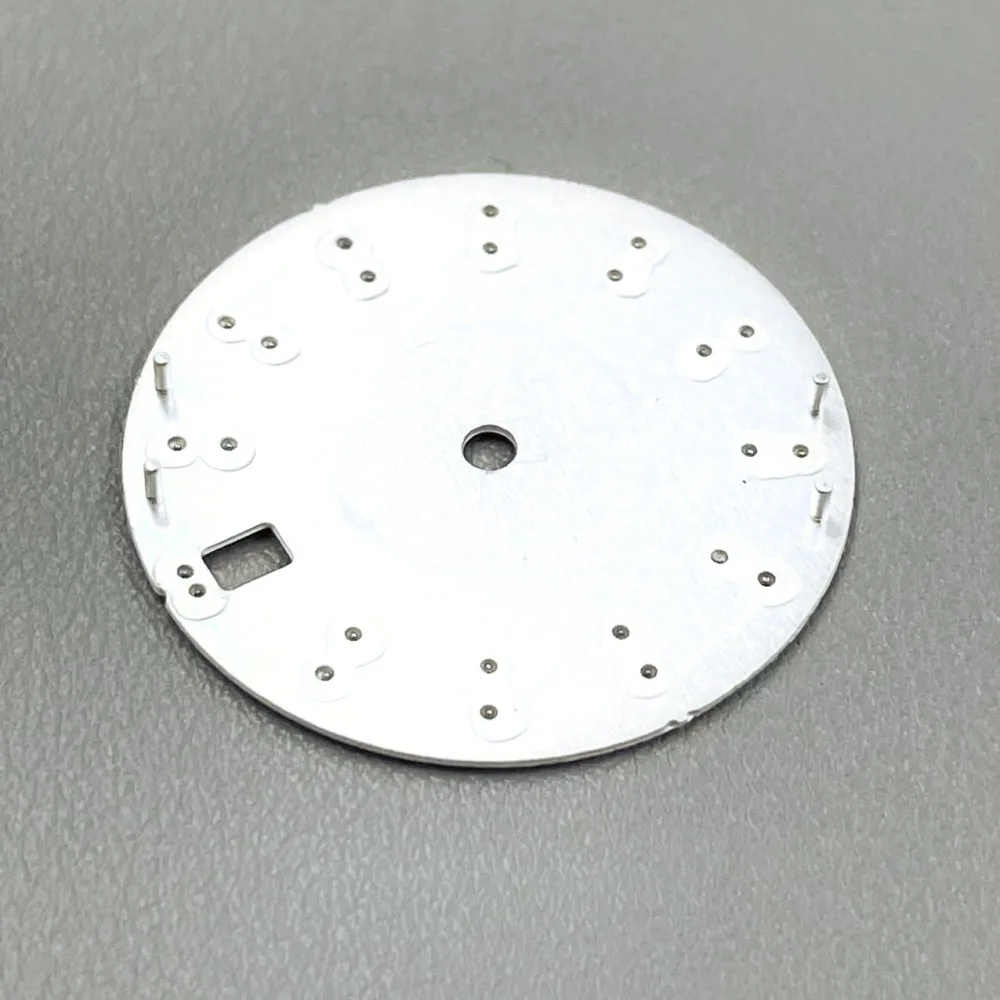 New NH35 dial mechanical watch modified NH36 diving watch green luminous word diameter 28.5mm watch accessories