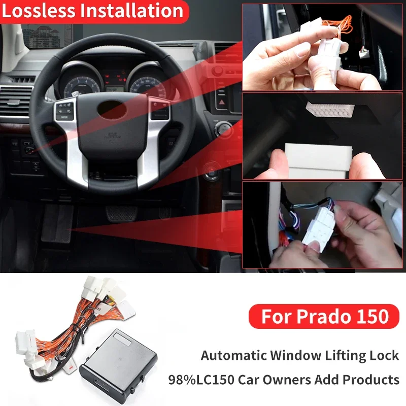 Фото Накладка на зеркало OUY для Toyota Land Cruiser 150 Prado LC150 J150 2010-2017, защитная накладка на зеркало заднего вида, внешний аксессуар. №2