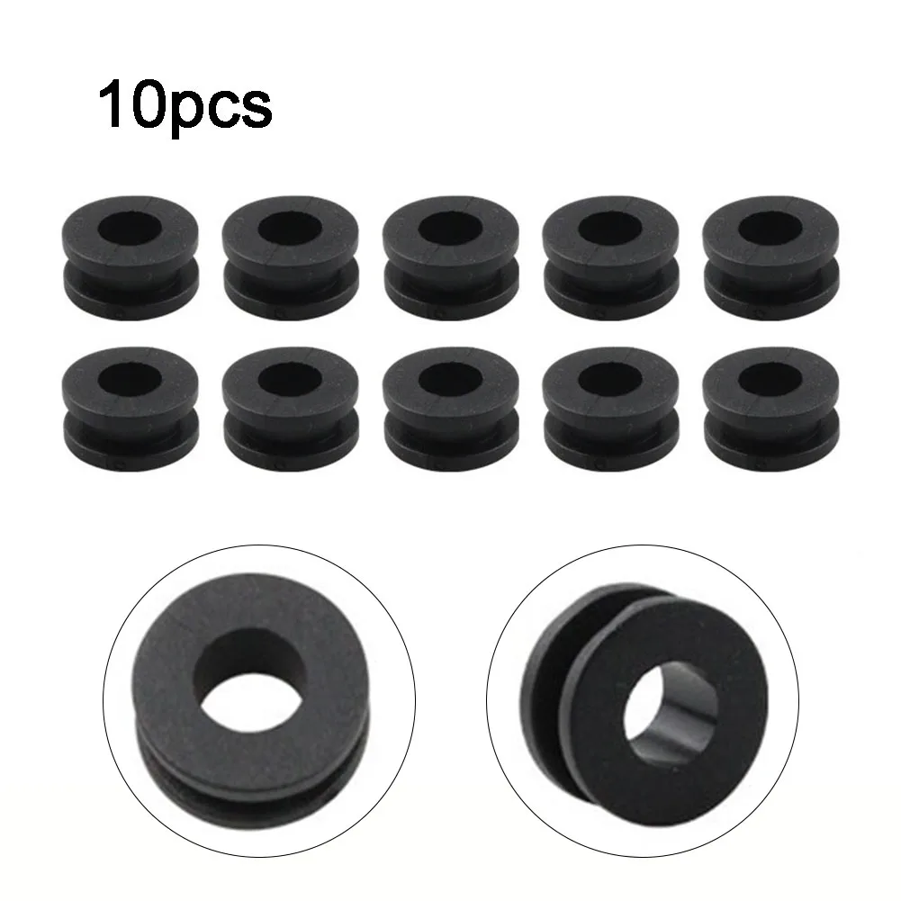 

10pcs/set Lock Rings M6 Universal Motorcycle Side Cover Rubber Grommets Gasket Fairings Accessories For Honda