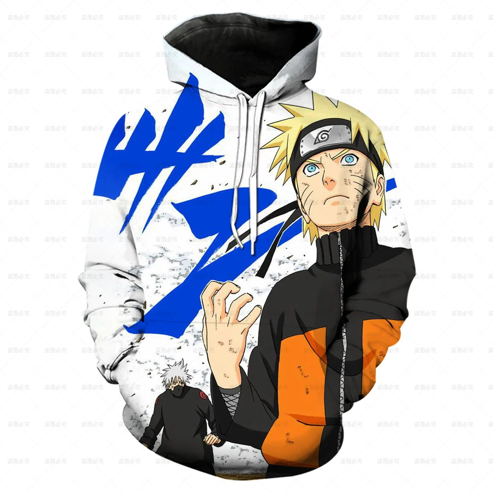 

3D Naruto Graphics Hoodie Naruto Anime Hoodie Men's Hoodie Kids Sweatshirts Harajuku Long Sleeve Plus Size Top Casual Hoodie