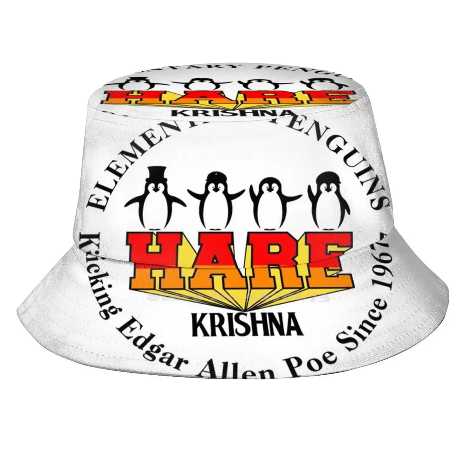 Fab Four Elementary Penguins Панамы с принтом Кепка от солнца Леннон Харрисон Старр Джон Пол