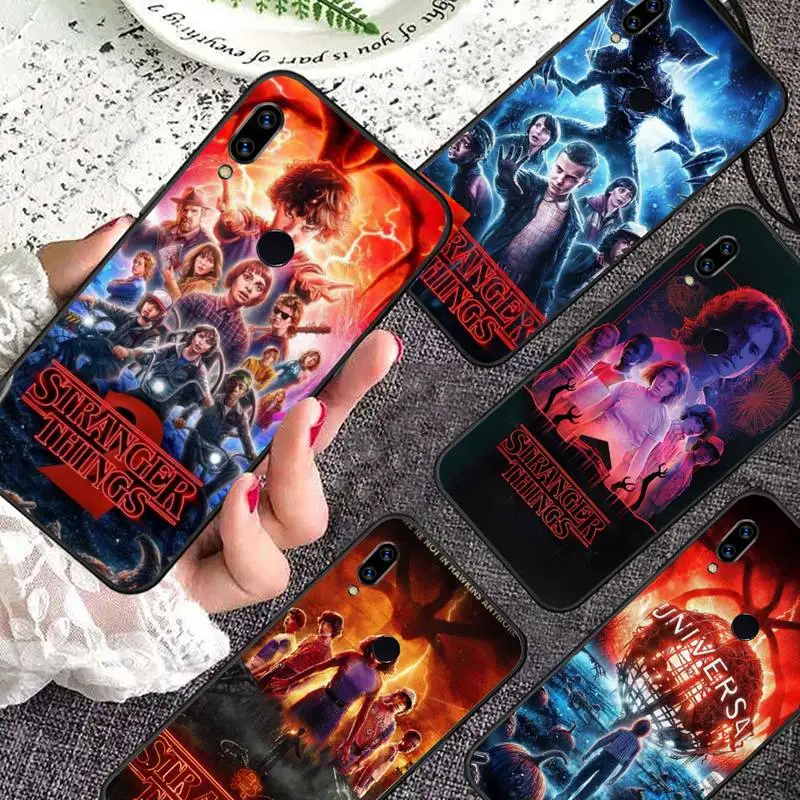 

stranger things 4 tv show poster Phone Case For Xiaomi Redmi note 7 8 9 11 i t s 10 A poco f3 x3 pro lite funda shell