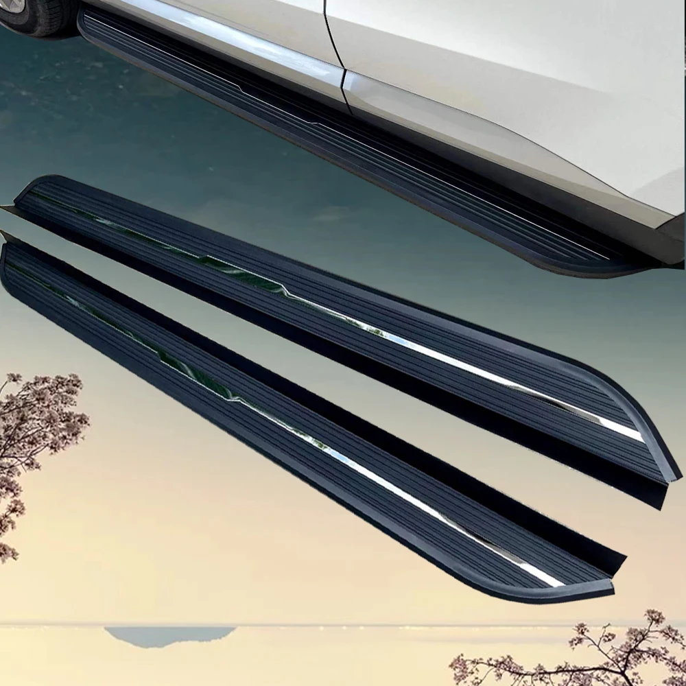 2 шт. подходят для Honda Pilot 2016-2021 подножка боковой ступени черный алюминий (с