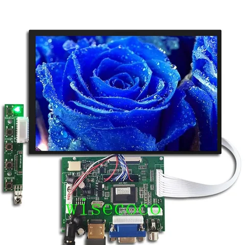 7-дюймовая панель контроллера Wisecoco 1280*800 N070ICG-LD1 IPS LCD VGA 2AV