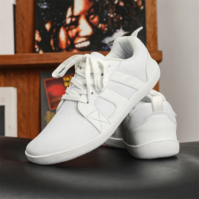 Обувь для босиком с широким носком прогулок пеших женские и мужские кроссовки