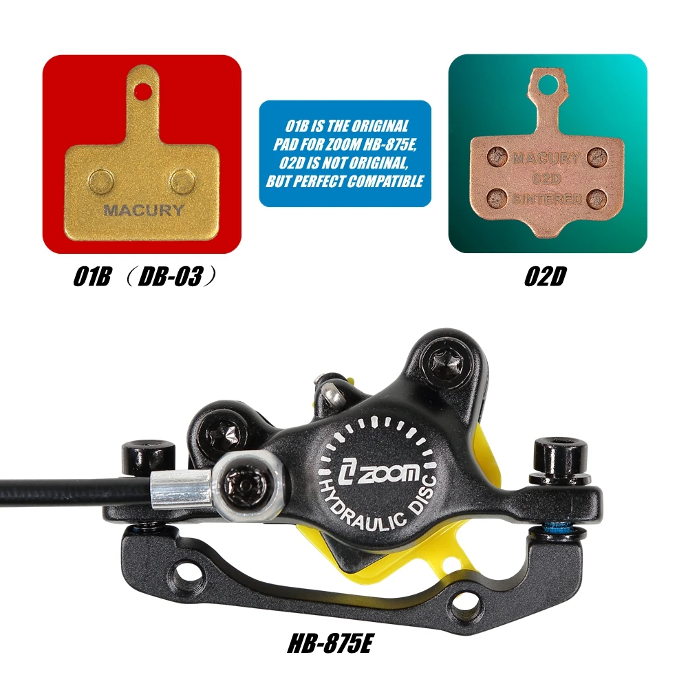 02D спеченная дисковая тормозная колодка для суппорта NUTT ZOOM XOD JAK SHIMANO