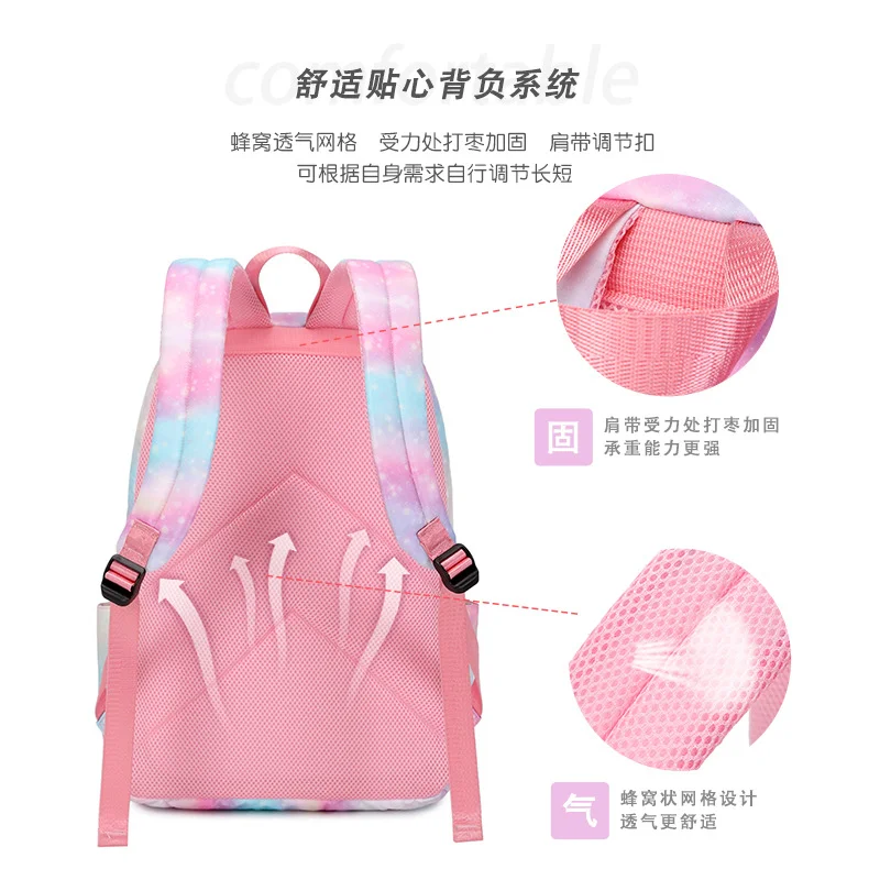 2023 New Printing School Backpacks Teenagers Girls Cartoon Book Bags for Kids Children Schoolbag Travel Backpack Mochila Escolar