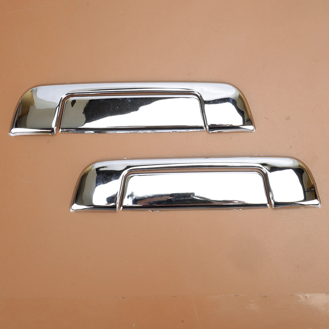 

1 Set Car Exterior Door Left Right Handle Trim Cover Decor Fit for BMW E36 E34 E32 Z3 Roadster 2-Door Silver Plastic