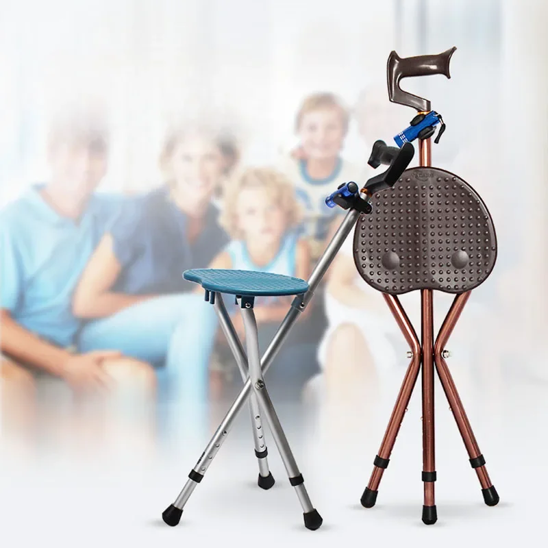Твердый табурет для пожилых людей сверхлегкий из алюминиевого сплава мебель