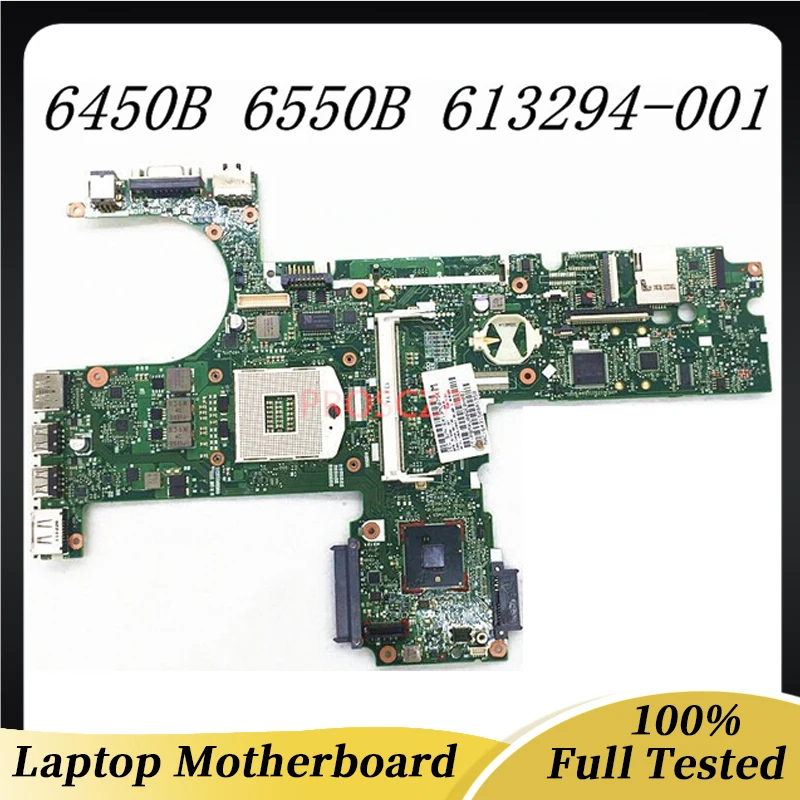 

613294-001 613294-501 High Quality For HP Probook 6450B 6550B Laptop Motherboard 6050A2326601-MB-A02 W/ HM57 100% Full Tested OK