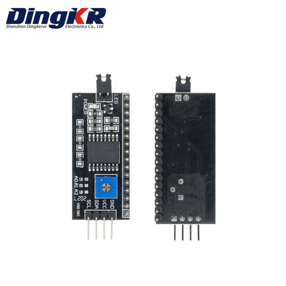 ЖК-дисплей LCD1602 для arduino, 1602 дюйма, 16x2 знака, PCF8574T, PCF8574, интерфейс IIC I2C, 5 В