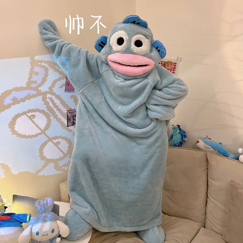 

Winter Women Nightgown Pajamas Cartoon Duck Funny Nightdress Cute Sleepwear Warm Fleece Halloween Dress Women Leisure Homewear