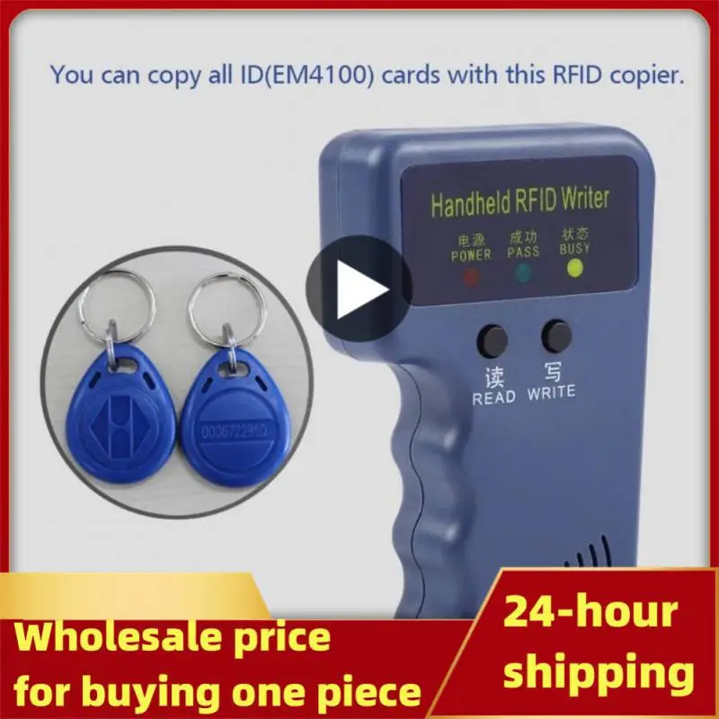 

Duplicator Card Reader 125KHz EM4100 Copier Writer Video Programmer T5577 Rewritable ID Keyfobs EM4305 Tags Card
