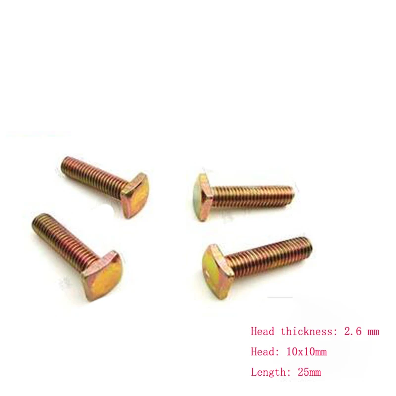 Т-образный болт с плоской головкой m6x25 мм 10 шт.