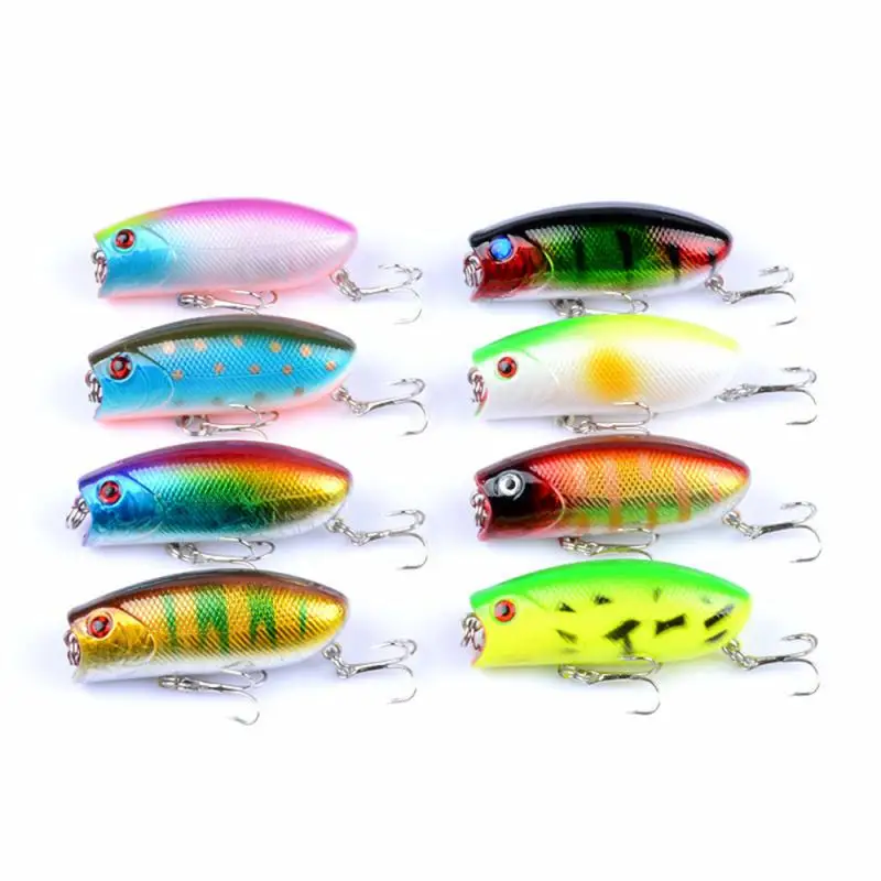 

10.4g Fake Bait 6cm Wearable And Eye-catching Lure Bait Attract Fish Artificial Bait Fishing Supplies Fake Bait On Water Surface