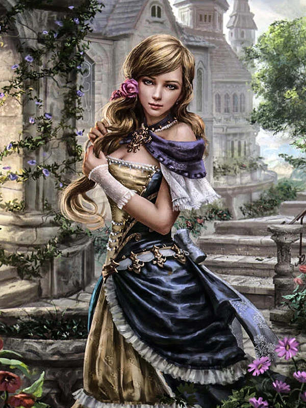 Promotional Diamond Painting Square Full Drill Fantasy Landscape Egyptian Beauties Dark Princess Picture Rhinestones Home Decor |