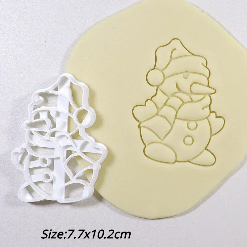 

MOONBIFFY Формочки для печенья Снеговик, Санта-Клаус, Хрустальный шар