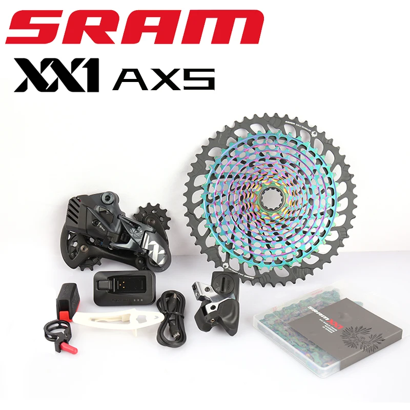 

SRAM XX1 EAGLE AXS 1X1 2-скоростной MTB электронный велосипедный групповой Набор беспроводной переключатель передач 10-52T кассета свободное колесо