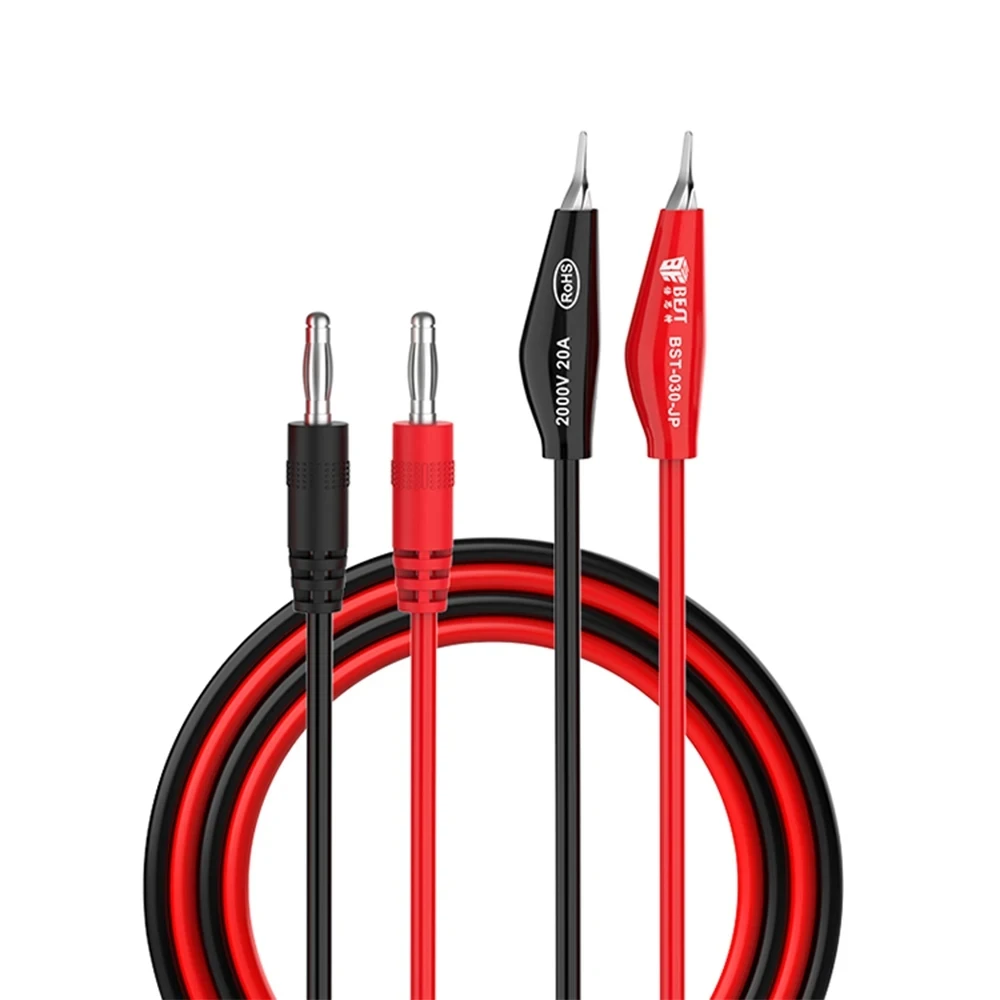 

Силиконовый двойной зажим BST- 030 JP/010JP, шнур питания, зонд, суперпроводящий зонд, тестовые выводы для точного измерения, инструменты с зажимом под крокодила