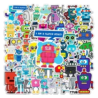 103050pcs robot graffiti stickers personality cartoon cute children stickers diy skateboard luggage stickers wholesale