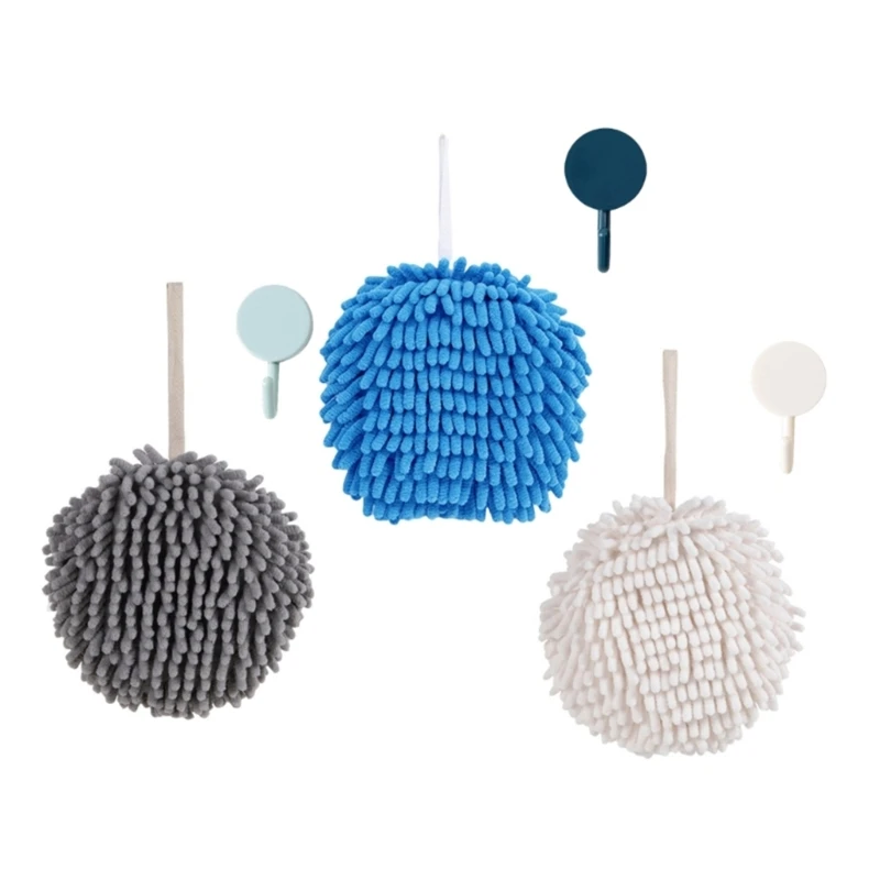 Полотенца для рук Easy Carry Мягкая тряпка из микрофибры гандбола быстрой очистки KXRE