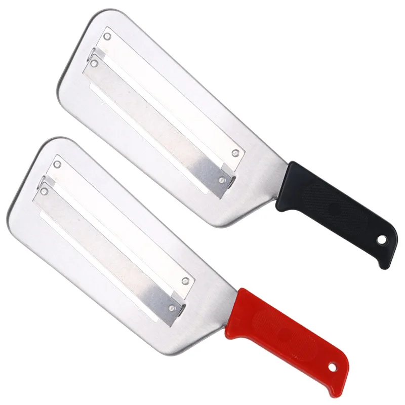 Vegetable Slicer Knife Double 2 Slice Blade Slicing Kitchen Knife Fish Scale Cleaner Knive Cabbage Slicer images - 6