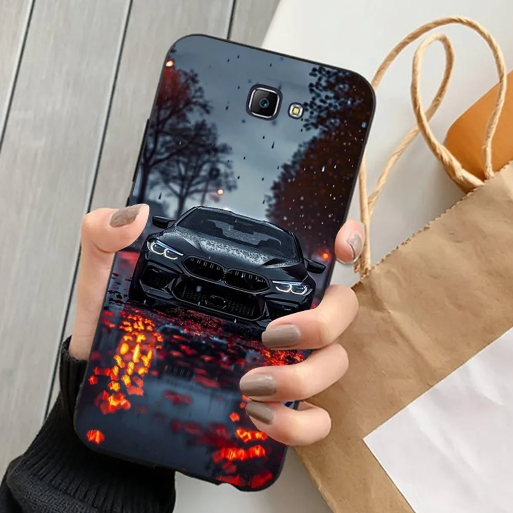 B-Blue Red Car Phone Case For Samsung J 7 Plus 7core J7 Neo J6 Prime J4 J5 Mobile Cover