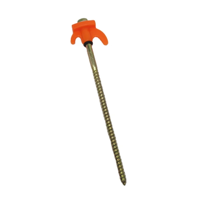 

20.5cm Camping AccessoriesSteel Screw Tent Pegs