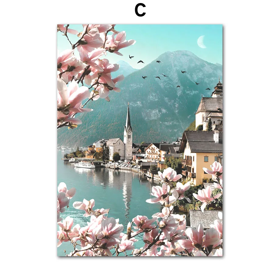 

Живопись на холсте "Природа Гора озеро пляж Бегония цветок"