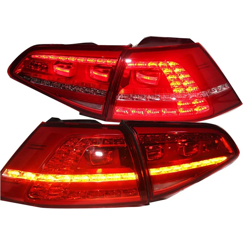 

For VW Golf 7 MK7 LED Rear Back Lamps Taillights 2013 to 2015 Year TC