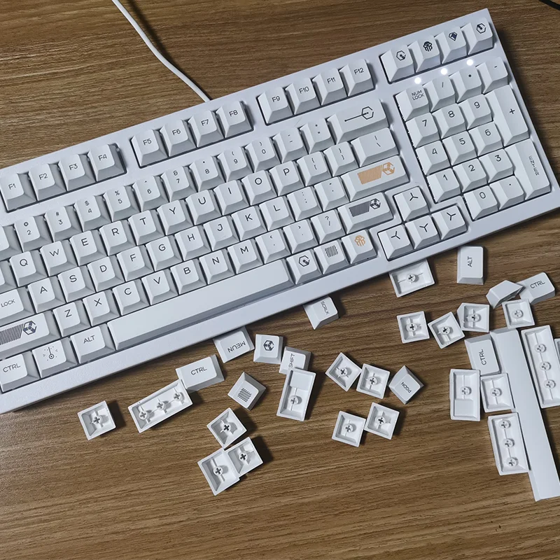 

131 Keys Virtual War Theme Keycap Cherry Profile Custom PBT Keycaps for Mechanical Keyboard Personalise Keycaps