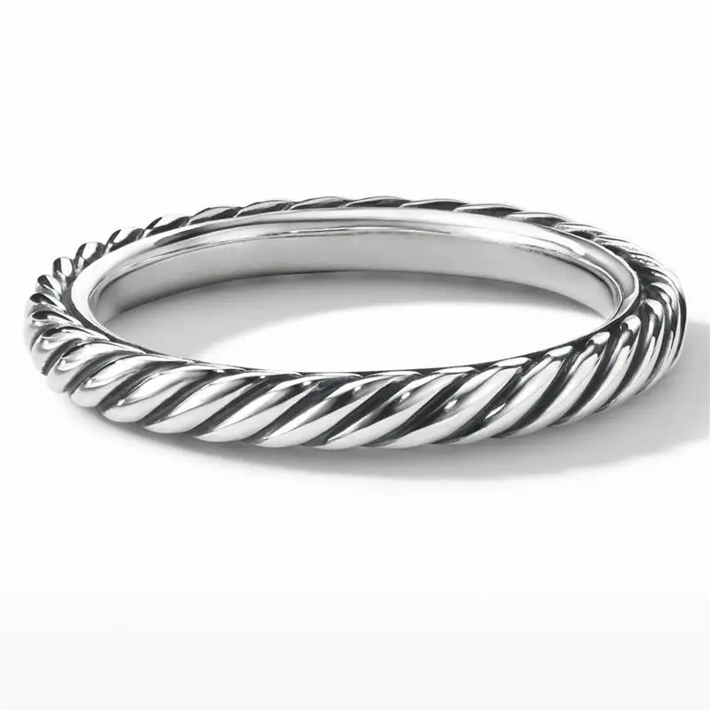 

David Yurman Rings Cable Collectibles® Stack Ring in Sterling Silver