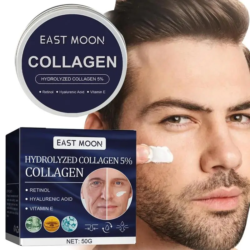 

Men Facial Cream Collagen Face Firming Face Cream 50ml Anti Age Moisturizer Brightening Facial Cream Helps Firm Nourish Skin