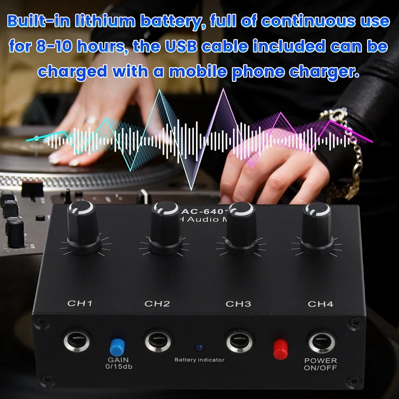 RISE-AC-6401 Микрофон Конденсаторная звуковая карта ПК Компьютер Аудио USB