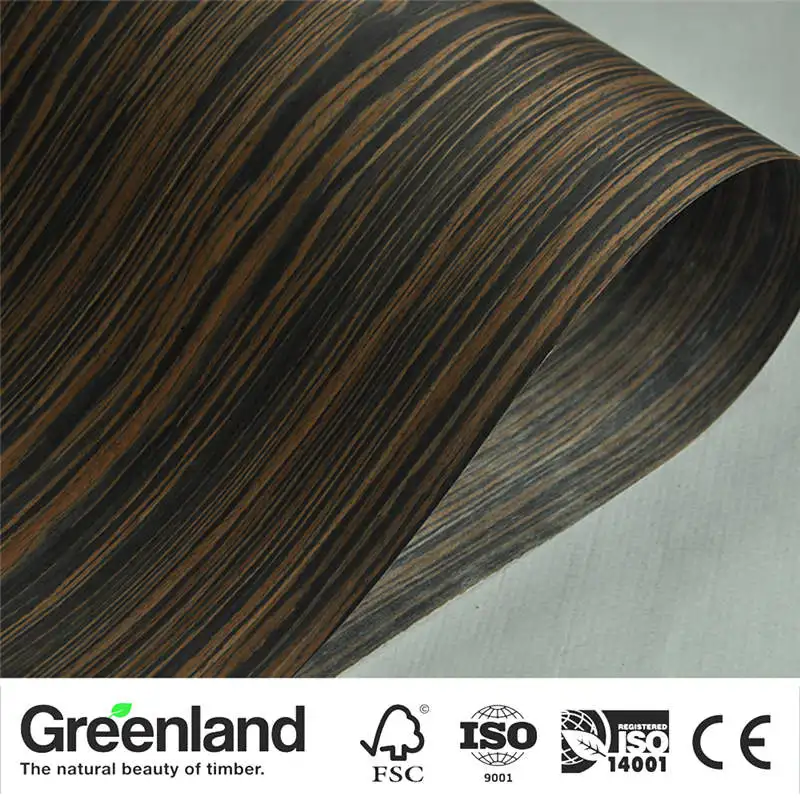 

Ebony Veneer wood wooden blanks slices decoration for bedroom furniture chair table Flooring DIY Furniture Natural 250x58 cm