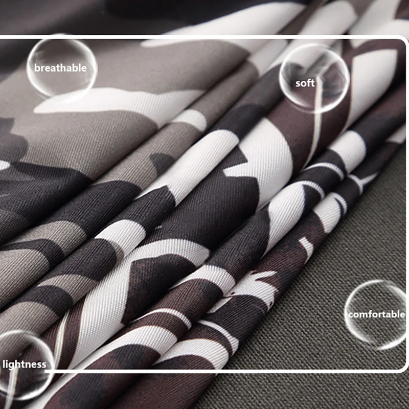 4pcs Antibacterial Men Underwear Animated Printing Ice Silk Fabric Boxers Men's Panties Sexy Seamless Boxer Shorts Underpants