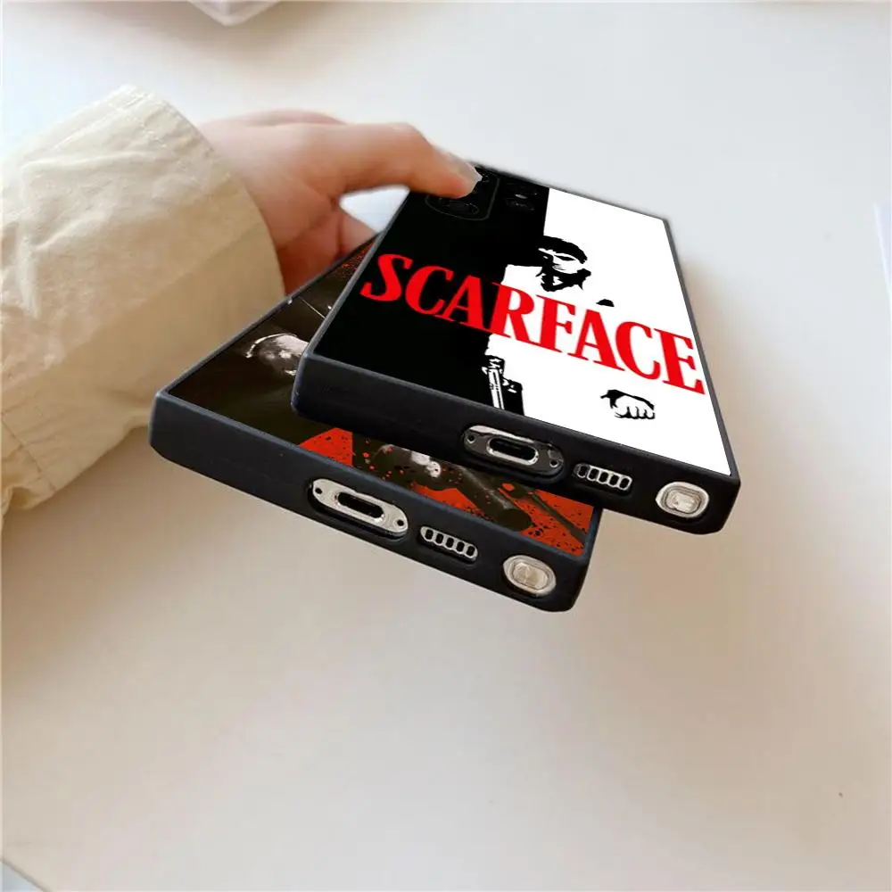 Фото Чехол для телефона с 3D-изображением Scarface для Samsung Galaxy S26 S25 S24 S22 S23 Ultra S21 S20 Plus, матовый, полностью мягкий чехол №2