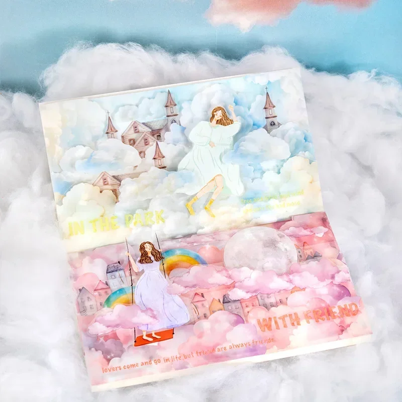 1 рулон 2 м ПЭТ-лента в рулоне облако акваскеж облака клей великолепный материал