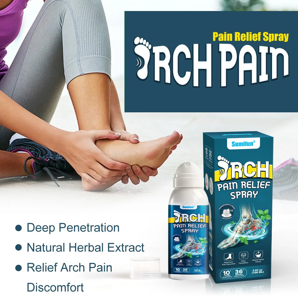 Фото Новый спрей для ухода за стопами Mint Arch Care, облегчающий боль при подошвенном фасциите и способствующий оздоровлению. №3