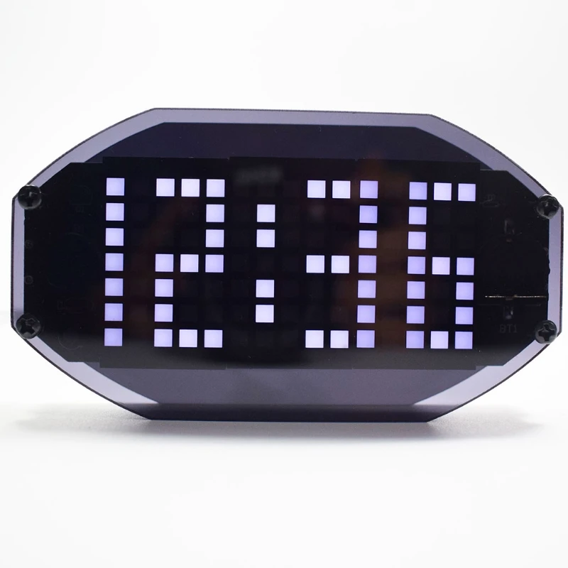 

DIY Clock Thermometer Matrix Desktop Alarm Holiday and Birthday Remind Kit 367D