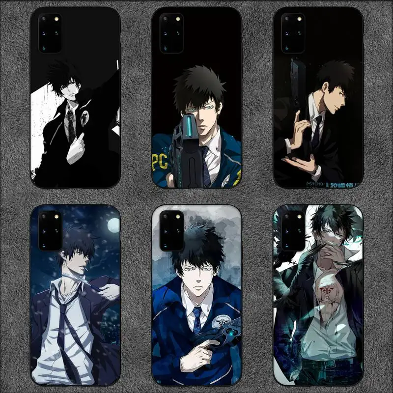 Чехол для телефона с аниме психопроигрывателем Kougami shinkewдля Samsung Galaxy S10 S20 S21 Note10 20Plus Ultra Shell