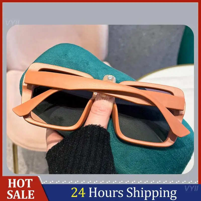 

Уникальные Квадратные Солнцезащитные очки Uv400, солнцезащитные очки, индивидуальные брендовые дизайнерские очки, винтажные очки большого размера