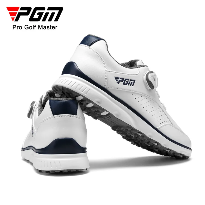 PGM Men Golf Shoes Breathable Anti-skid Spike Golf Shoes Air Vent Design Outdoor Sport Wear Comfortable Golf Shoes Men Footwear