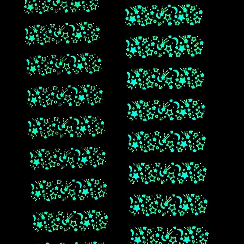 5 шт./набор светящиеся пластыри с рисунком