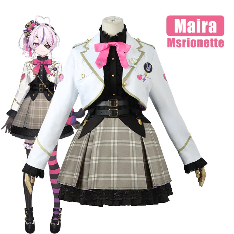 

Anime VTuber Nijisanji Cosplay Maria Marionette Cosplay Costume Dress Girl Cute Dress Maria Marionette Cosplay Costume for Women