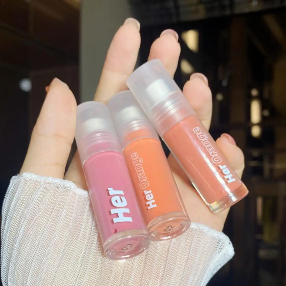 

Matte Liquid Powder Blusher Mousse Peach Cream Outline Shadow Waterproof Colored Makeup Cheek Blush Face Rough Cosmetics T6W2