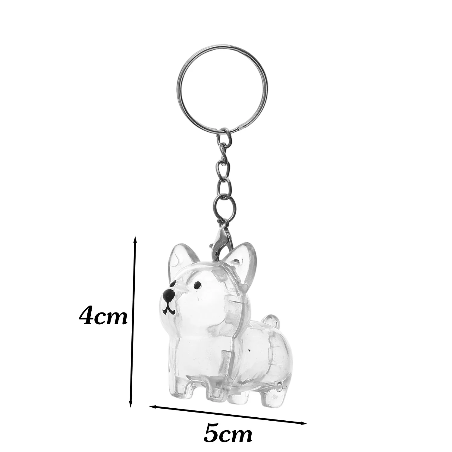 

Автомобильный брелок, кулон, ящик для хранения меха собаки, брелок для ключей, акриловая коробка для подарков из шерсти домашних животных, корги, золотистый ретривер, подарочные брелоки, аксессуар