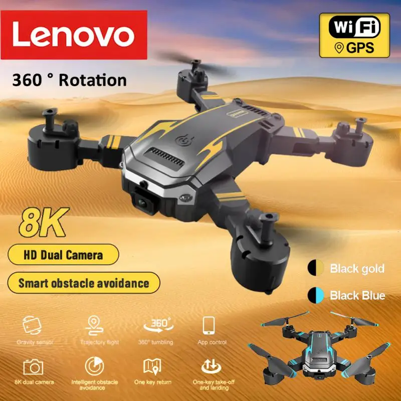 Дрон Lenovo G6 Pro 8K складной Квадрокоптер с GPS для обхода препятствий Fpv камера UAV радиоуправляемое расстояние 5000 м для профессиональной аэрофотосъемки