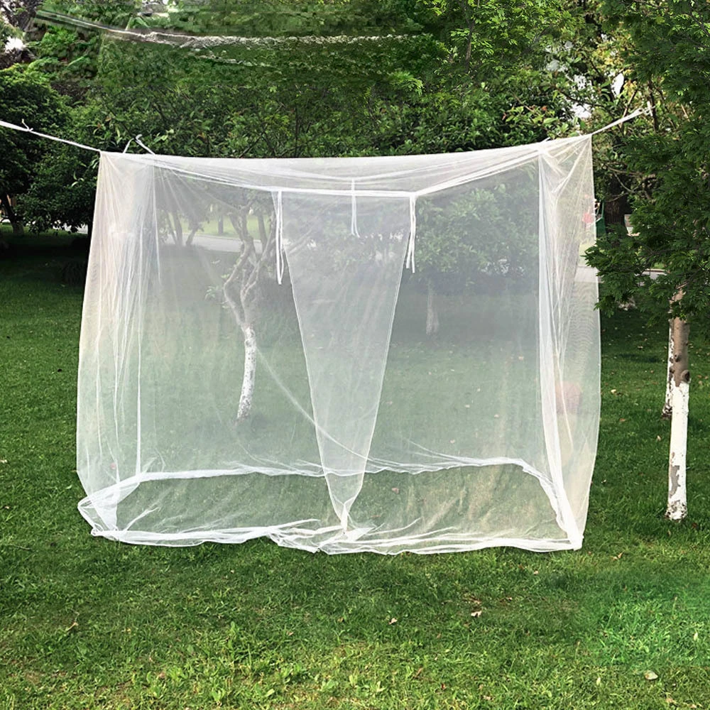 

2022Summer Camping Net White Mesh Portable Square Foldable Mosquito Control Mosquito Net Lightweight Outdoor Camping Tent Sleepi