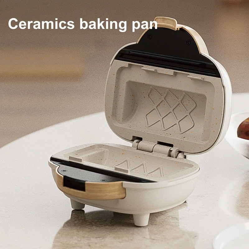 

LUOUPHEI сэндвич-машина 500 Вт белая